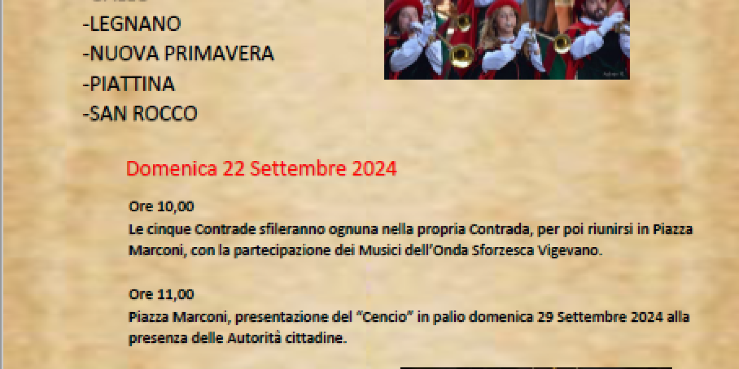 Eventi in Abbitegrasso: Palio di S. Pietro