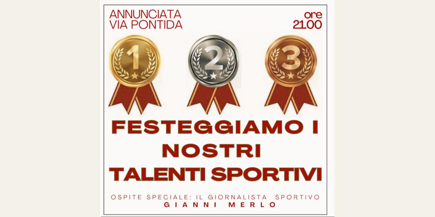 Eventi in Abbitegrasso: Premiazione Atleti: festeggiamo i nostri talenti sportivi 