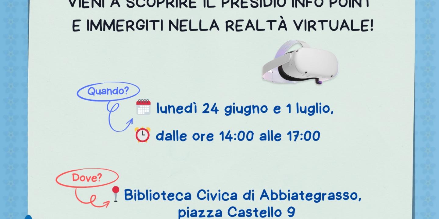 Eventi in Abbitegrasso: Info Point Dementia Friendly