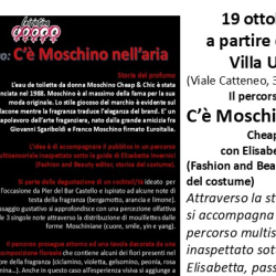 C'E' MOSCHINO NELL'ARIA profumo Cheap & Chic con Elisabetta Invernici 