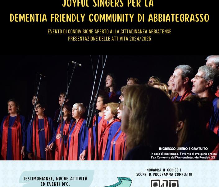 Joyful singers per la Dementia Friendly Community di Abbiategrasso